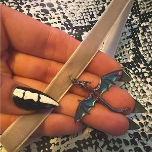 Colorful Dragon Choker Necklace 🐲